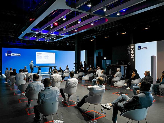 Hybrides Event für Heil & Sohn GmbH & Co. KG, umgesetzt mit der Unterstützung von Holtmann+, in Langenhagen 2021.