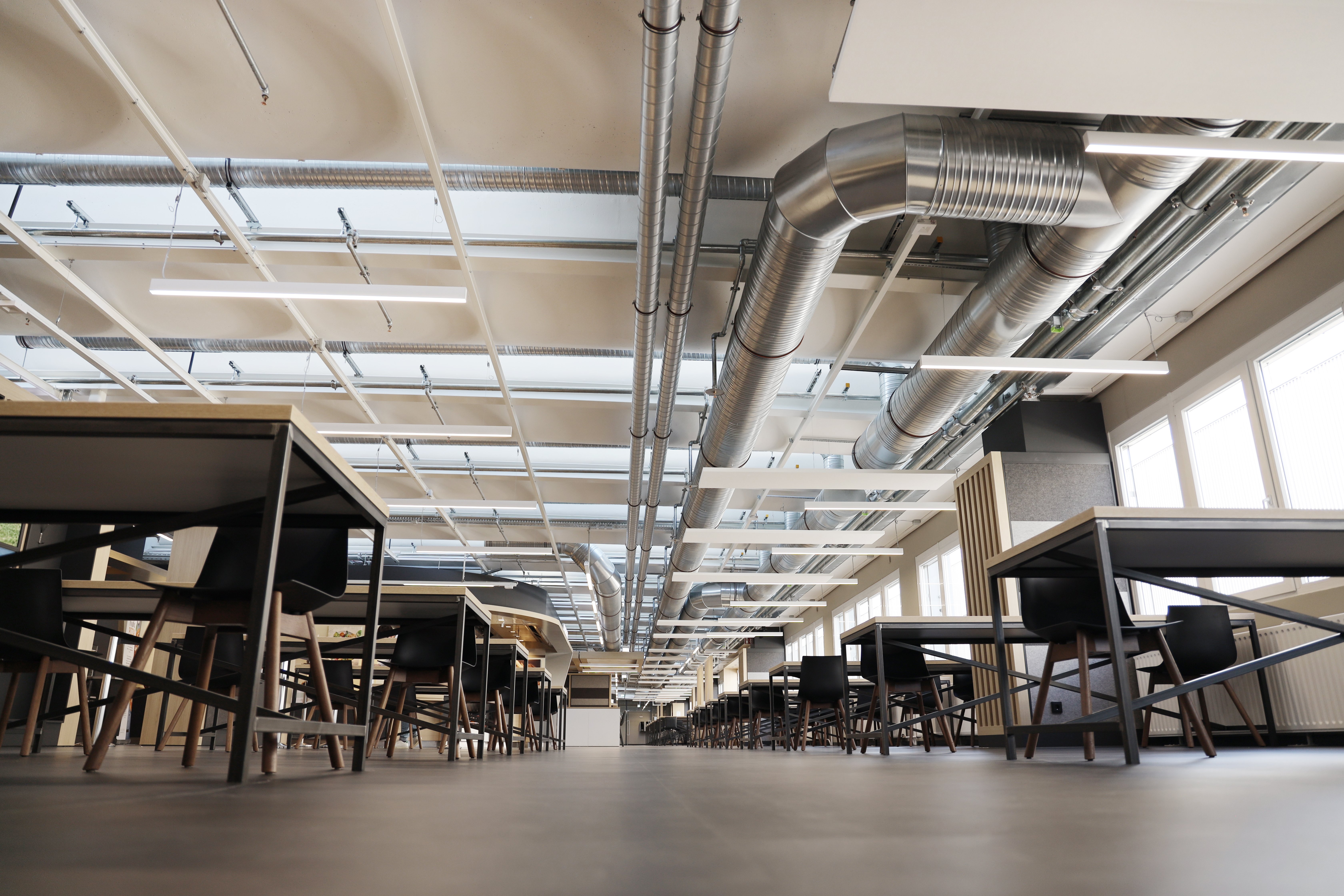 Expansion of the AGCO Corporation - Fendt employee restaurant, carried out with the support of Holtmann+ in Marktoberdorf in 2021.