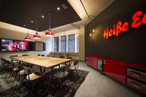 Ausbau des Schulungszentrums für freenet group umgesetzt mit der Unterstützung von Holtmann+, in Hamburg 2018.